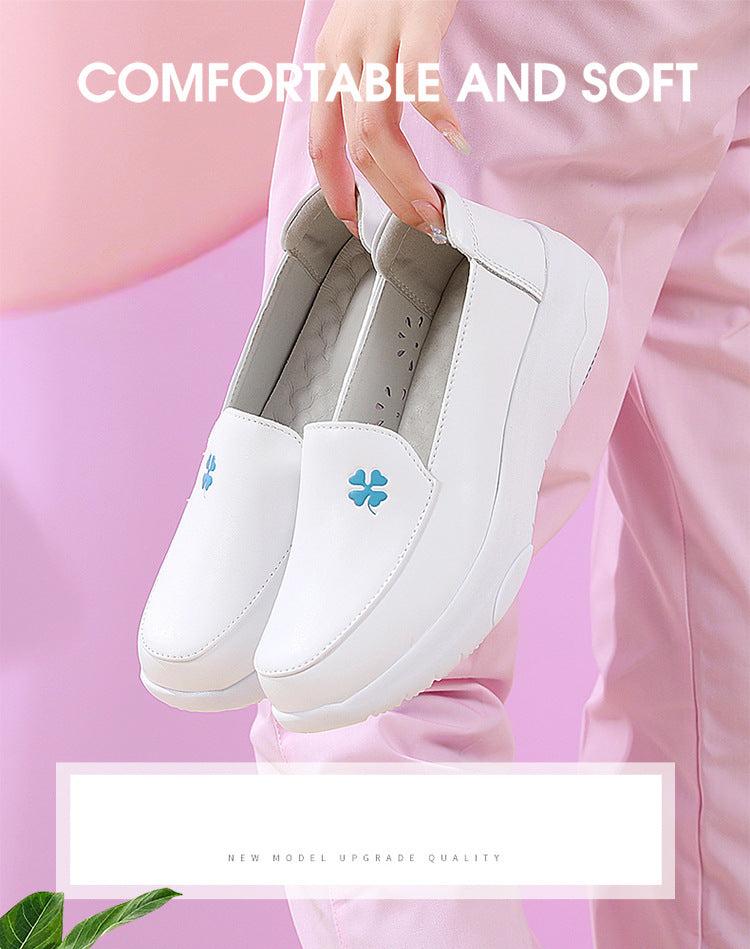 Blue Bloom Slip-On Shoes