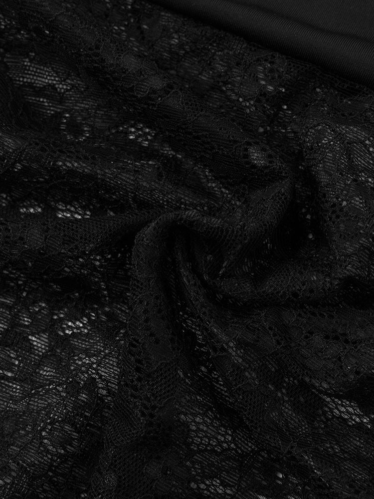 After Hours Lace-Waist Maxi Dress