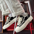 Weekend Edit Frayed Canvas Trainers