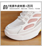 Airy Elevation Mesh Wedge Trainers