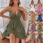 Summer Crush Smocked Halter Mini Dress