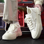 Weekend Edit Frayed Canvas Trainers