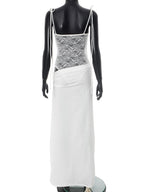 After Hours Lace-Waist Maxi Dress