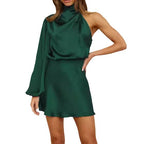 Midnight Moment One-Shoulder Mini Dress