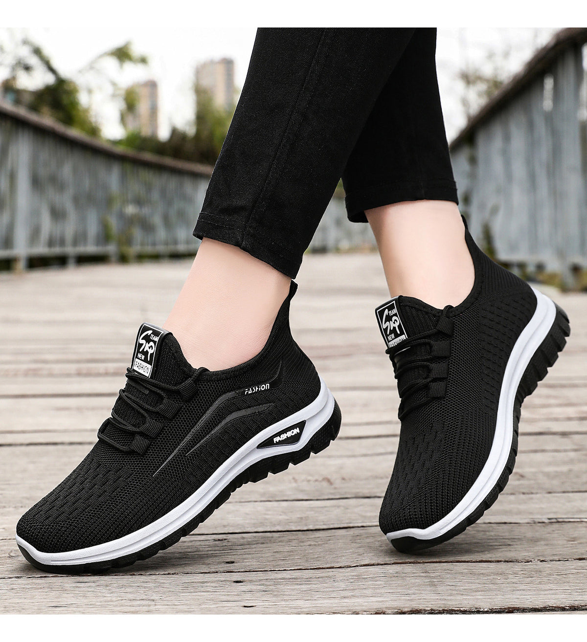 Rose Pace Lace-Up Trainers