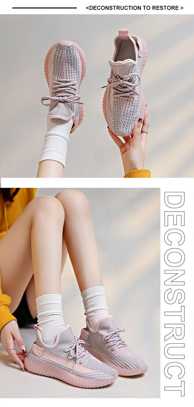 Off-Duty Knit Trainers