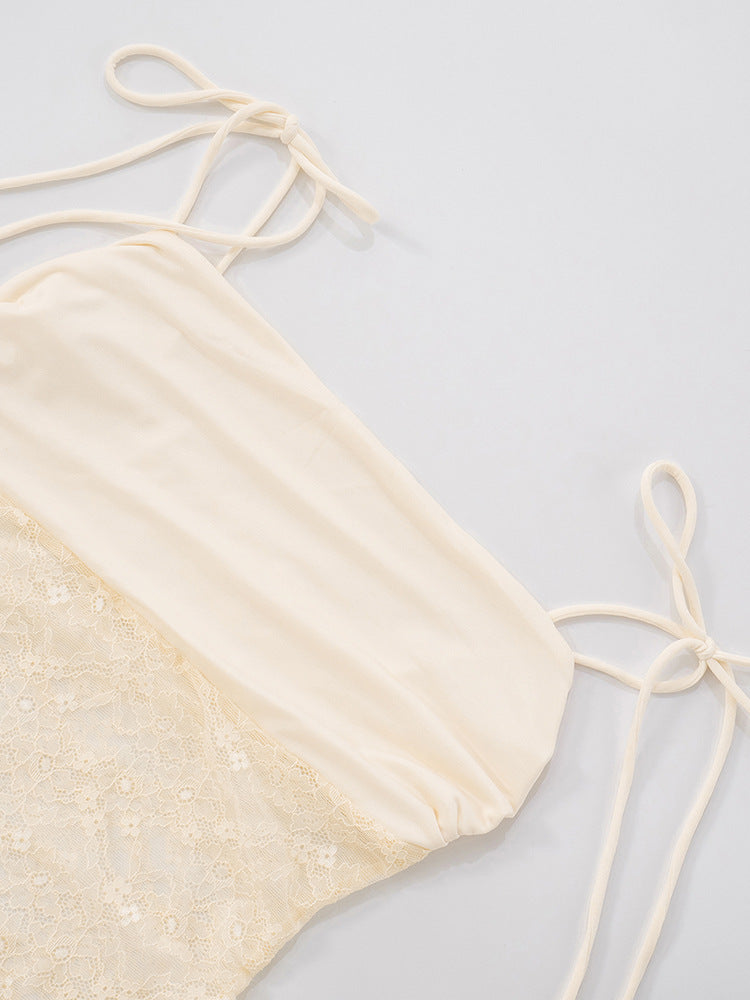 After Hours Lace-Waist Maxi Dress