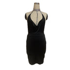 After Hours Crystal-Strap Bodycon Dress