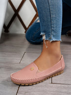 Petal Touch Stitched Loafers