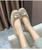 Fireside Sparkle Buckle Flats