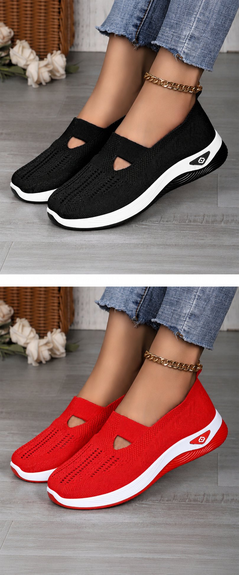 Soft Landing Knit Slip-On Shoes