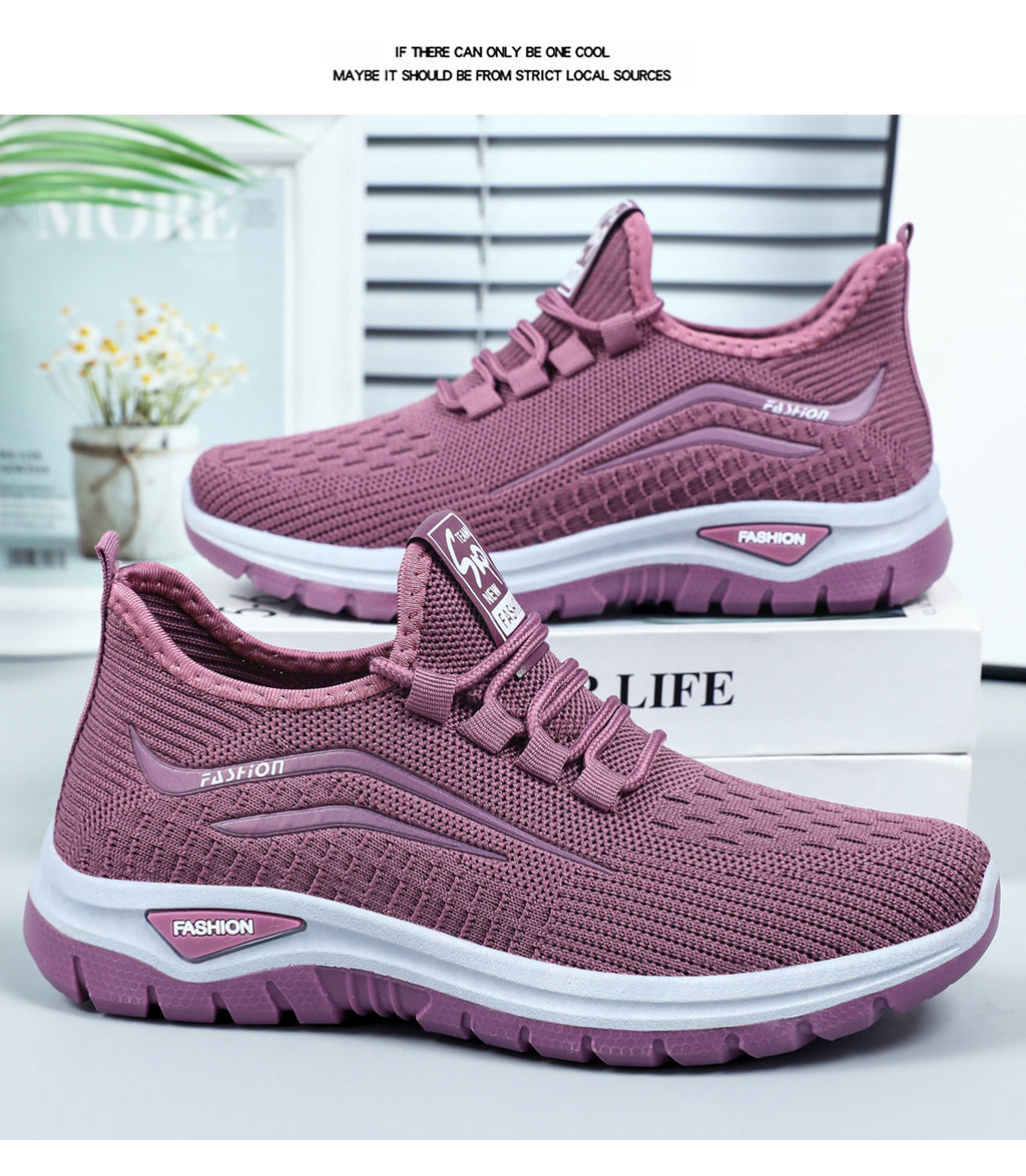 Rose Pace Lace-Up Trainers