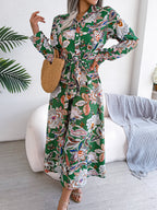Wanderlust Paisley Shirt Dress