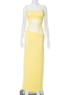 After Hours Lace-Waist Maxi Dress