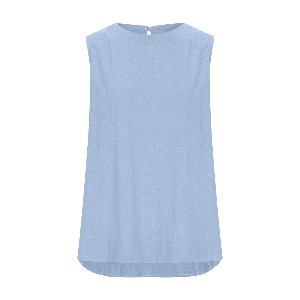 Sea Breeze Relaxed Sleeveless Top