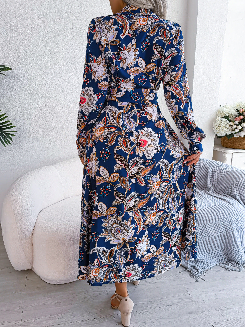 Wanderlust Paisley Shirt Dress