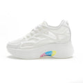 Airy Elevation Mesh Wedge Trainers