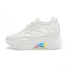 Airy Elevation Mesh Wedge Trainers