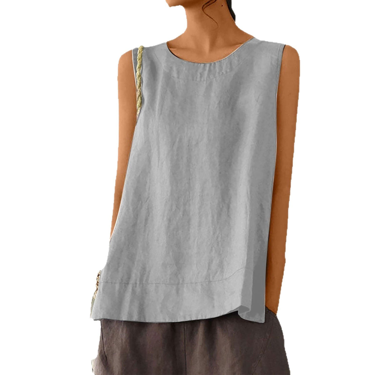 Sea Breeze Relaxed Sleeveless Top