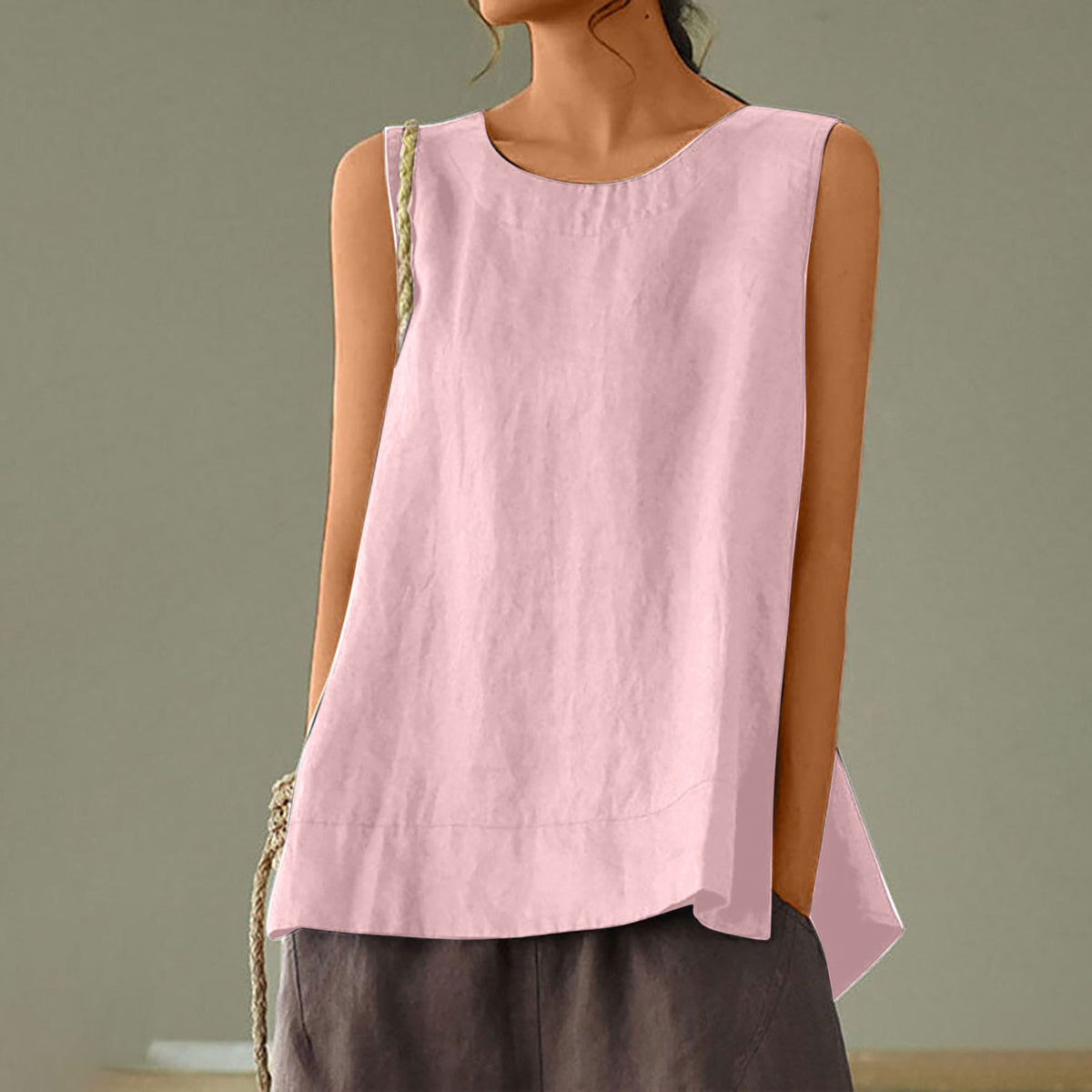 Sea Breeze Relaxed Sleeveless Top