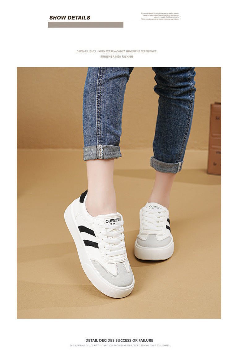 Double Take Stripe Trainers