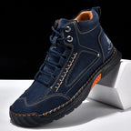 Blue Horizon Lace-Up Ankle Boots