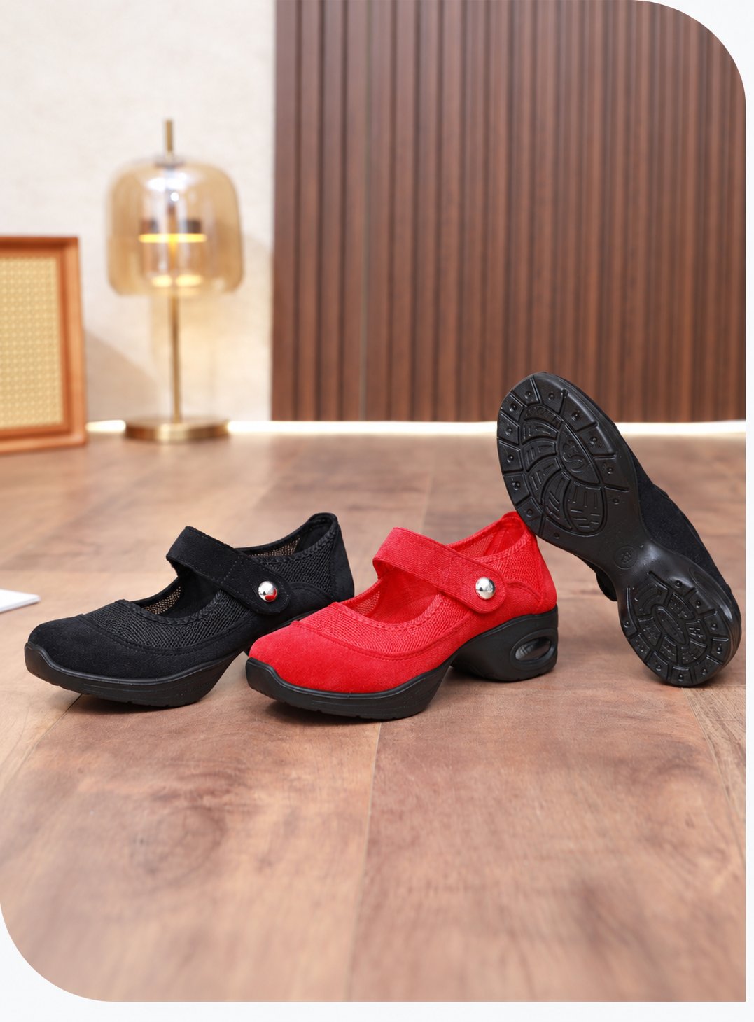 Moving Grace Mesh Mary Janes