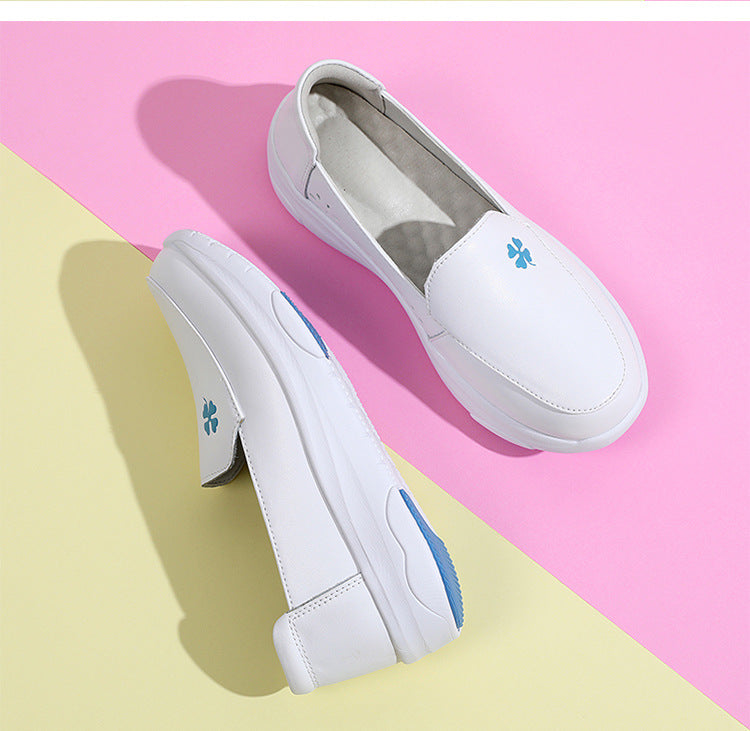 Blue Bloom Slip-On Shoes