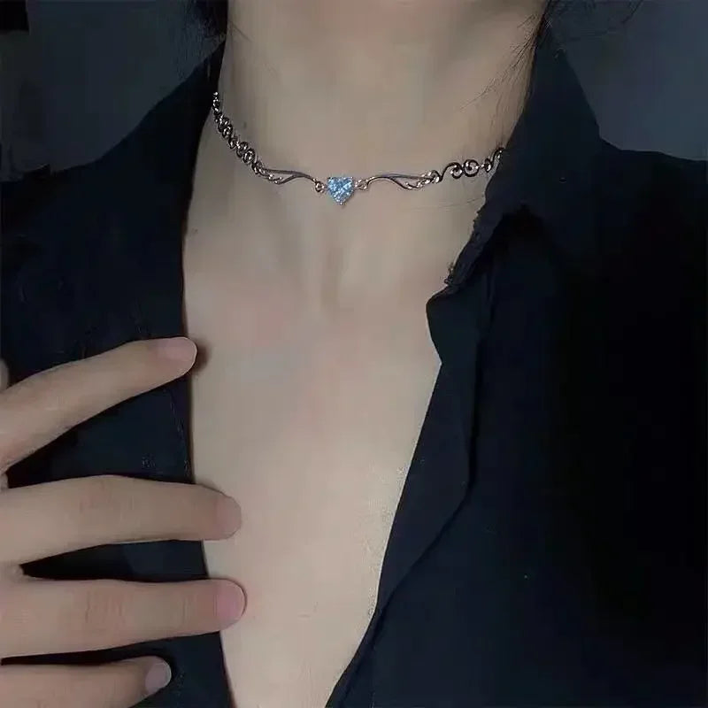 Cascade Teardrop Lariat Necklace