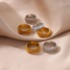 Solstice Sculpted Ridge Ring