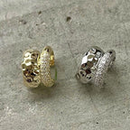 Duet Hammered & Pavé Ear Cuff