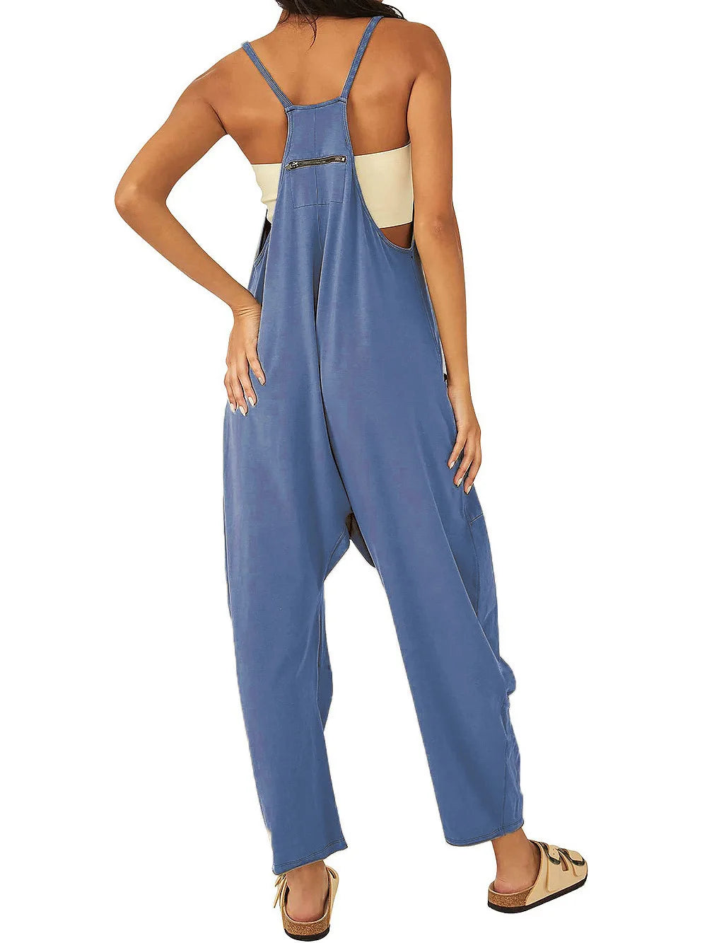 Free Spirit Relaxed Pocket Jumpsuit