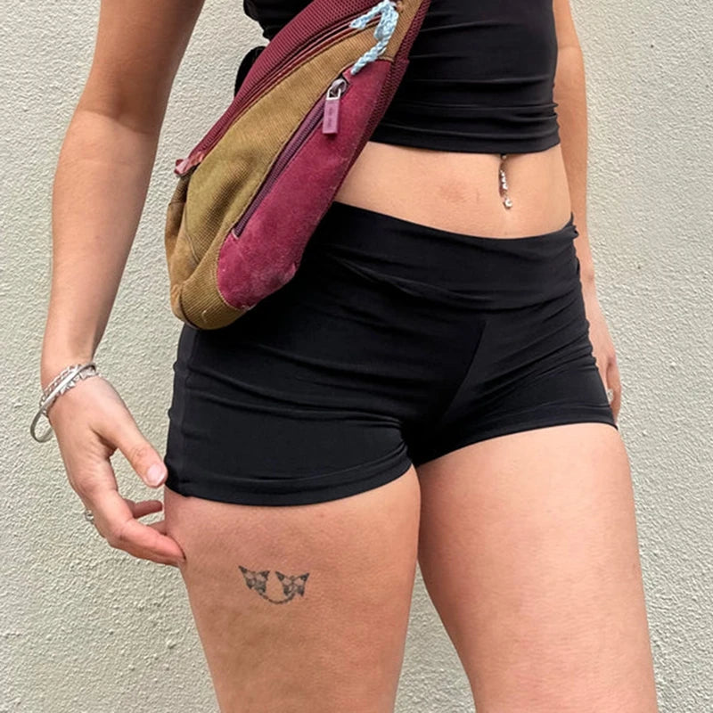 Slow Sundays Foldover Shorts