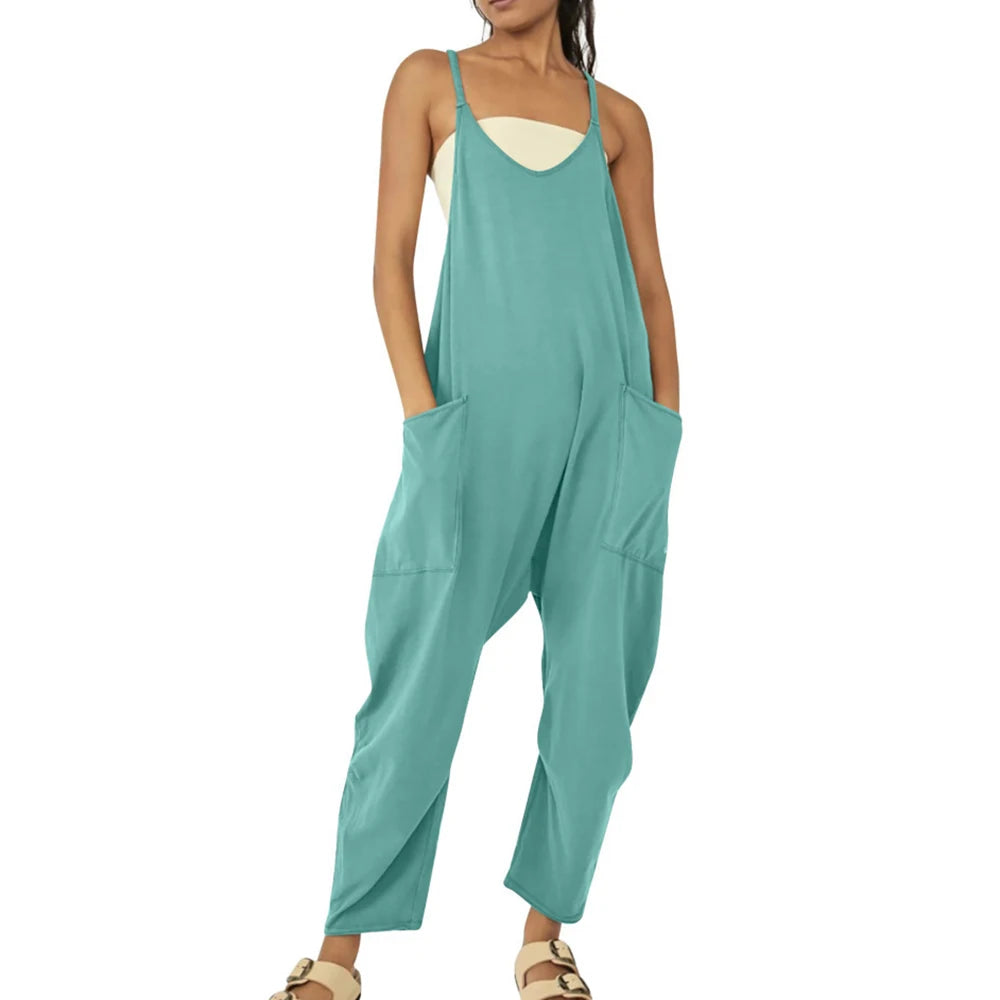 Free Spirit Relaxed Pocket Jumpsuit
