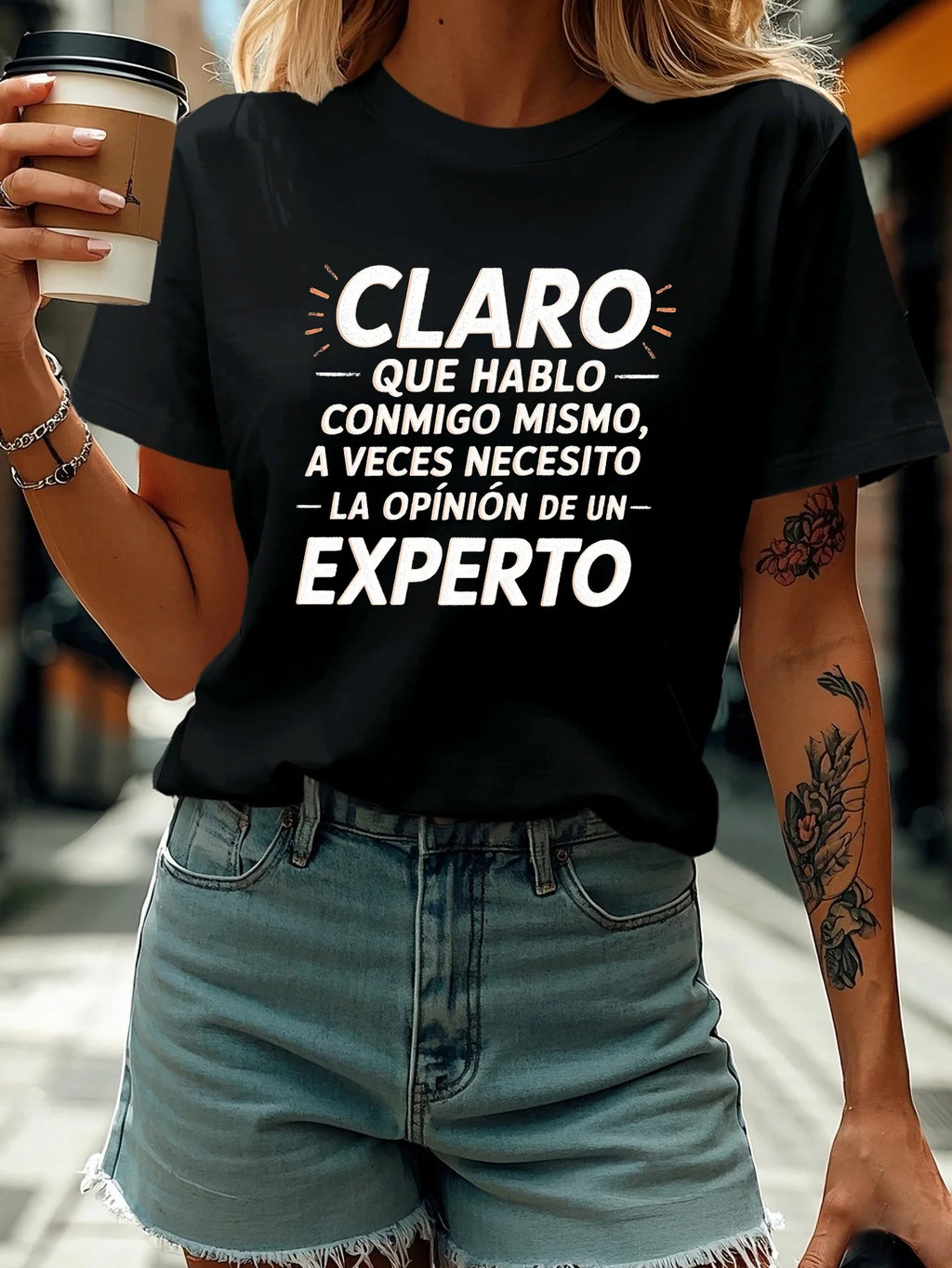 Expert Opinion Spanish Slogan Tee