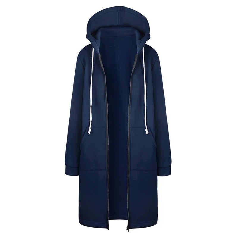 Runaway Longline Zip Hoodie