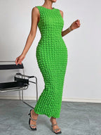 Heartbreaker Popcorn Column Dress