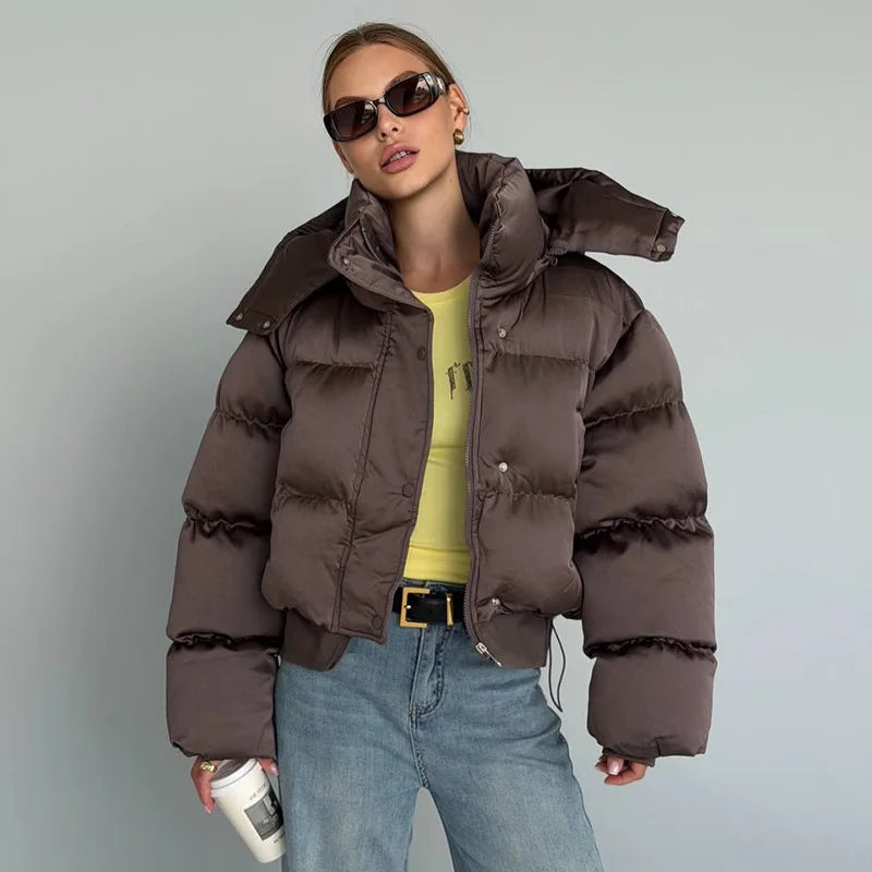 Maverick Detachable-Hood Puffer