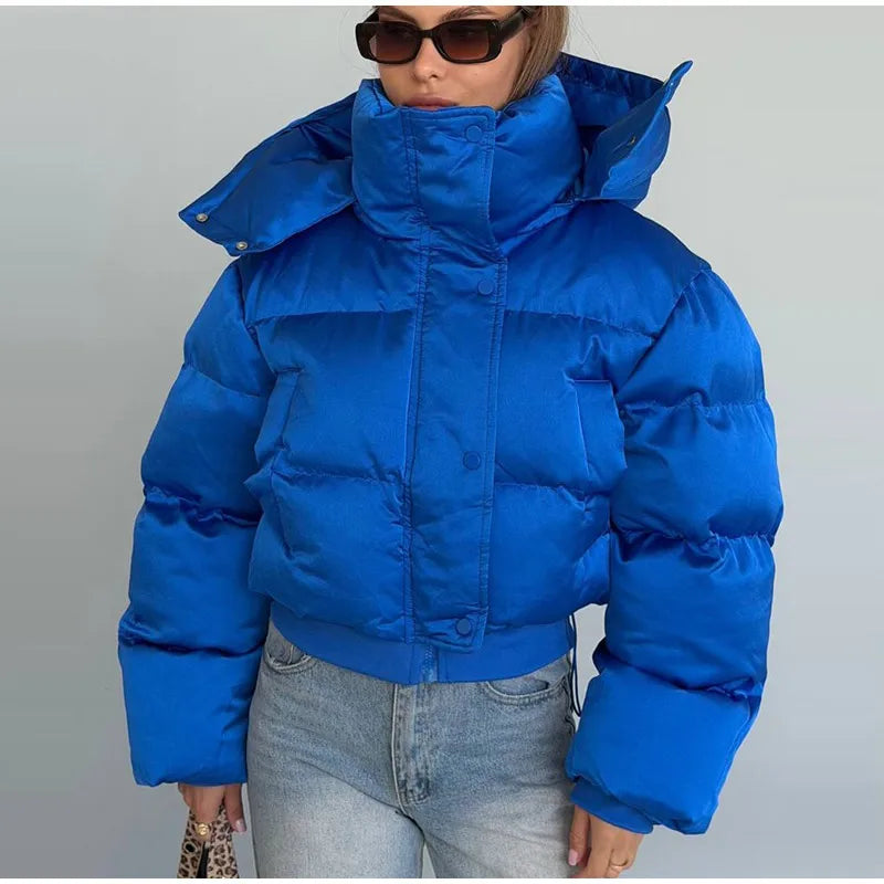 Icon Cropped Puffer Jacket