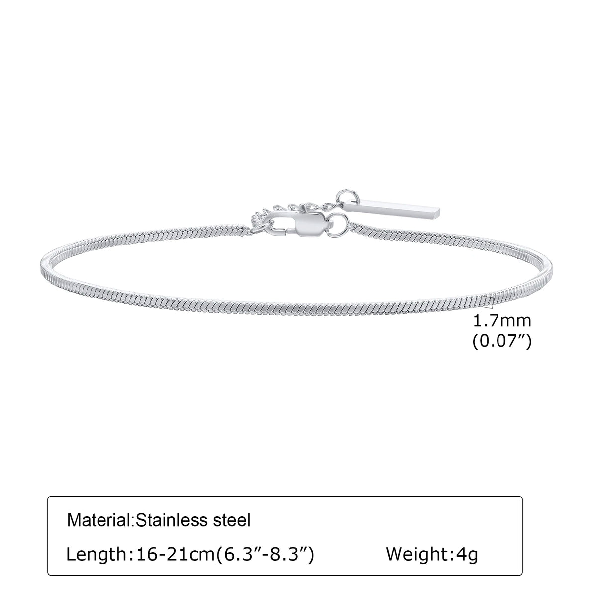 Liquid Silver-Tone Layering Bracelet