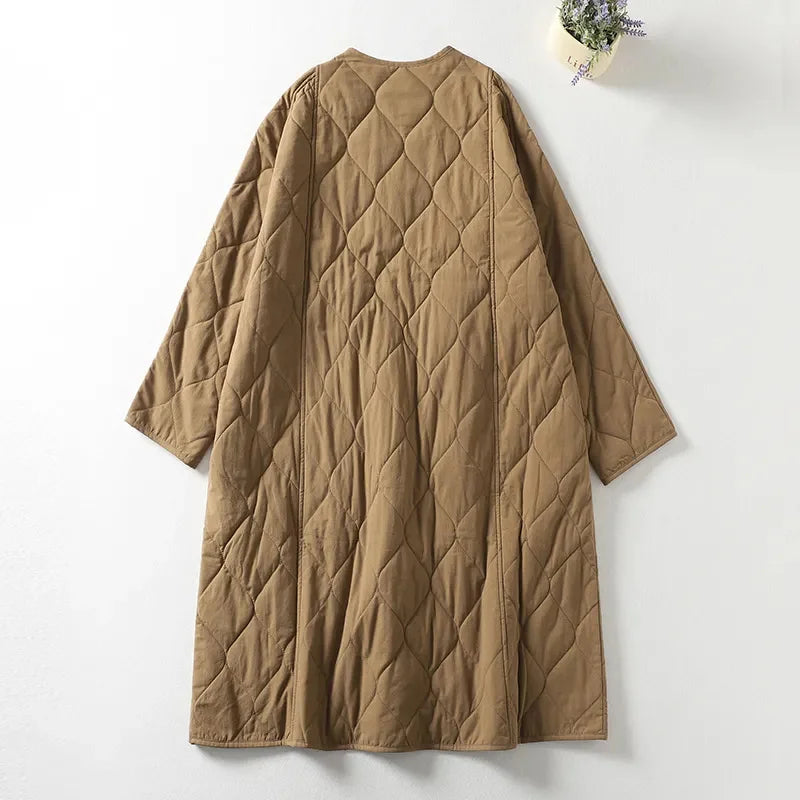 Empress Quilted Long Coat