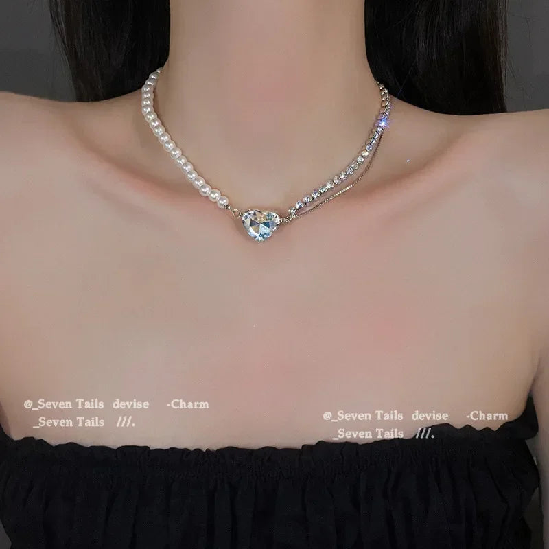 Cascade Teardrop Lariat Necklace