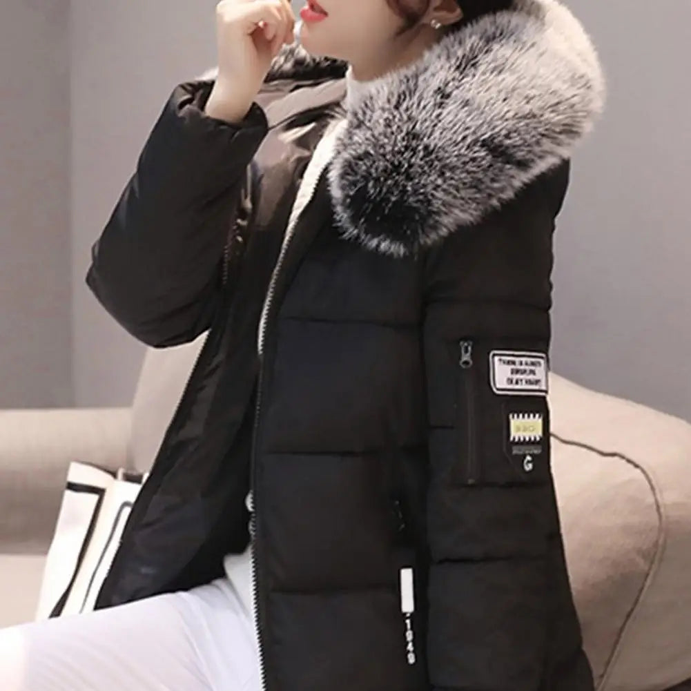 Tsarina Plush-Trim Long Coat