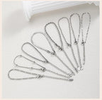 Liquid Silver-Tone Layering Bracelet