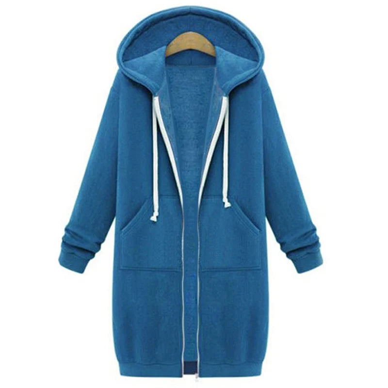 Runaway Longline Zip Hoodie