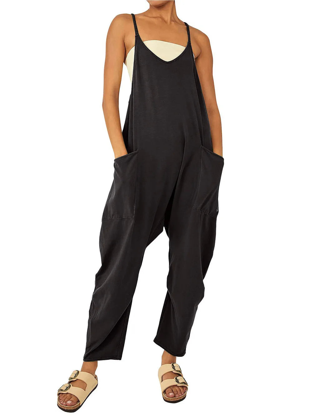 Free Spirit Relaxed Pocket Jumpsuit