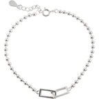 Interlace Geometric Bead Bracelet