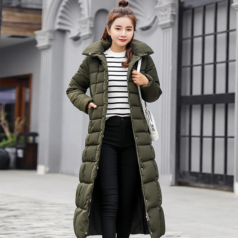 Glacier Long Quilted Coat