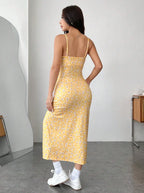 Walk This Way Slit Midi Dress