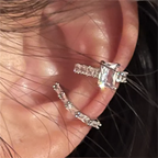 Starlight Baguette Crystal Ear Cuff